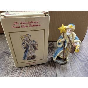 International Santa Claus Collection Figurine Statue 1992 Star Man Poland